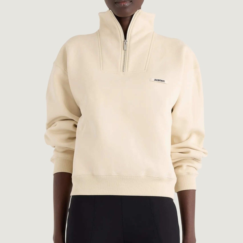 Jacquemus Pullover Le Sweatshirt Camargue Beige Large